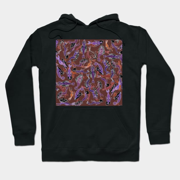 Purple Mermaids Forever Hoodie by endrene